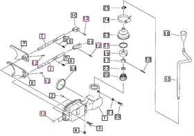 Mahindra Tractor Cap, Plug, Seal  Rear Housing / Shifter Housing 08340016050 Mahindra