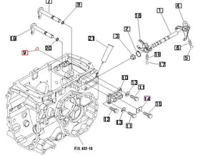 Mahindra Tractor Cap, Plug, Seal  Rear Housing / Shifter Housing 08340016050 Mahindra