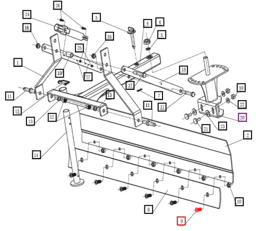 Mahindra Tractor Carriage Bolt PP231304 Mahindra Direct Parts