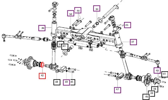 Mahindra Tractor Casset Seal 007602019D1 Mahindra Direct Parts