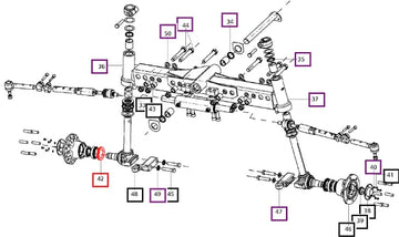 Mahindra Tractor Casset Seal 007602019D1 Mahindra Direct Parts