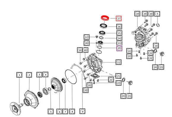 Mahindra Tractor Cassette Oil Seal 007609741C2 Mahindra Direct Parts