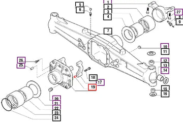 Mahindra Tractor Centering Bush 006500351C1 Mahindra Direct Parts