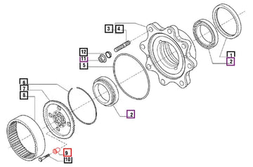 Mahindra Tractor Centering Bush 006500450C1 Mahindra Direct Parts