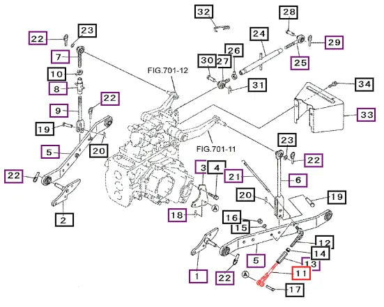 Mahindra Tractor Chain, A 19633017000 Mahindra Direct Parts