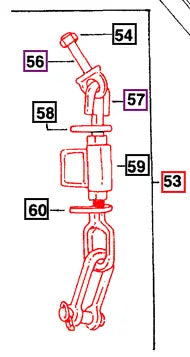 Mahindra Tractor Check Chain Assembly Shorter (Modified) 005556374R91 Mahindra Direct Parts