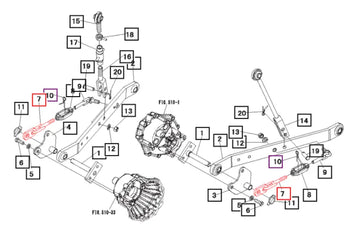 Mahindra Tractor Check Chain Stabilizer Tractor Side 10443041000 Mahindra