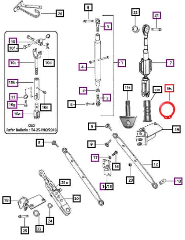 Mahindra Tractor Circlip 005558119R1 Mahindra Direct Parts