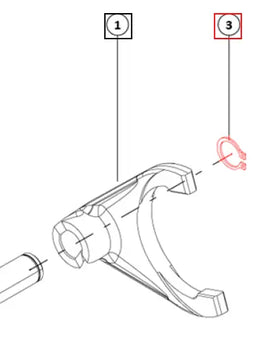 Mahindra Tractor Circlip 006002149H1 Mahindra Direct Parts