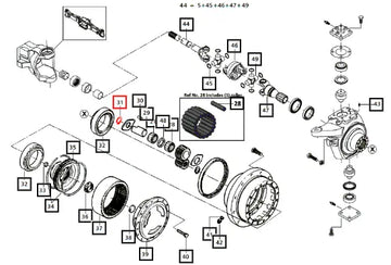 Mahindra Tractor Circlip 006506188C1 Mahindra Direct Parts