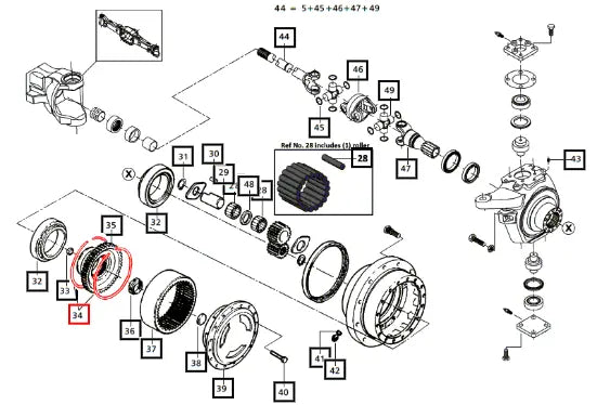 Mahindra Tractor Circlip 006506191C1 Mahindra Direct Parts