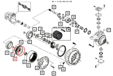 Mahindra Tractor Circlip 006506191C1 Mahindra Direct Parts