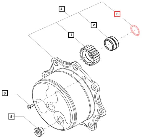 Mahindra Tractor Circlip 006527728U01 Mahindra Direct Parts