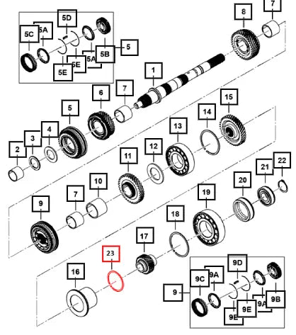 Mahindra Tractor Circlip 29 7903066109 Mahindra Direct Parts