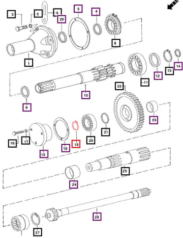Mahindra Tractor Circlip 50mm 000751638R1 Mahindra Direct Parts