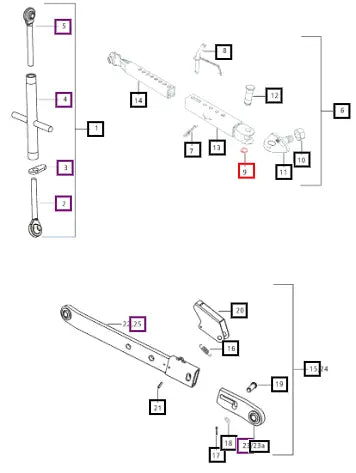 Mahindra Tractor Circlip E007605695D1 Mahindra Direct Parts