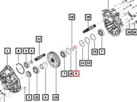 Mahindra Tractor Circlip External 000012353P04 Mahindra Direct Parts