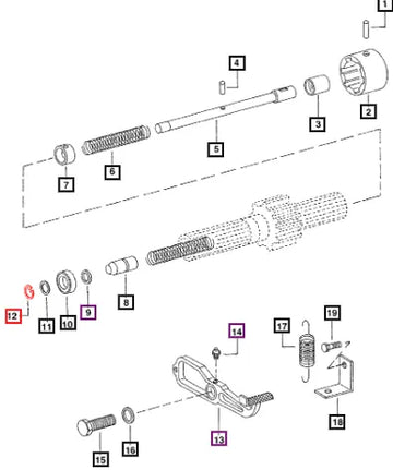 Mahindra Tractor Circlip External 000708999R1 Mahindra Direct Parts