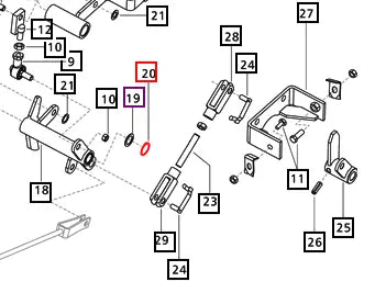 Mahindra Tractor Circlip External 16mm 008008741C1 Mahindra Direct Parts