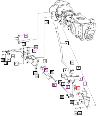 Mahindra Tractor Circlip External-18 X 1.2 000012456P04 Mahindra Direct Parts