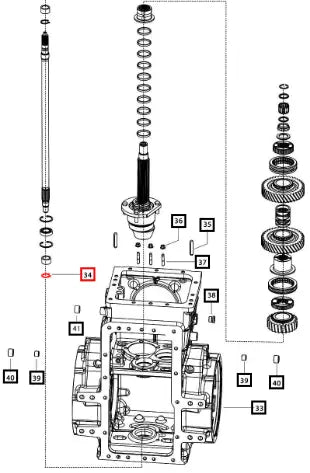 Mahindra Tractor Circlip Int Lug 22 X 1 5 006509197U1 Mahindra Direct Parts