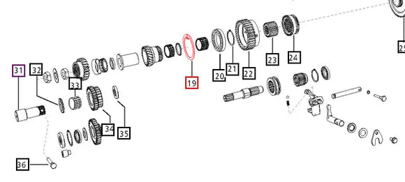 Mahindra Tractor Circlip Internal 006506965D1 Mahindra Direct Parts