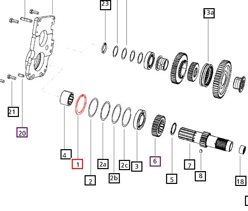 Mahindra Tractor Circlip Internal HD 100 000012164P04 Mahindra Direct Parts