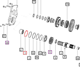 Mahindra Tractor Circlip Internal HD 100 000012164P04 Mahindra Direct Parts