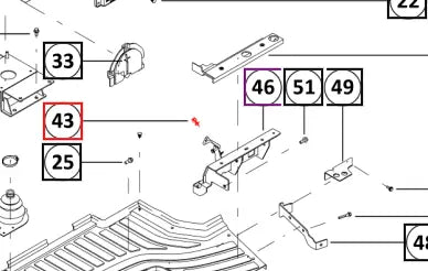 Mahindra Tractor Clip 0102EAG00800N Mahindra Direct Parts