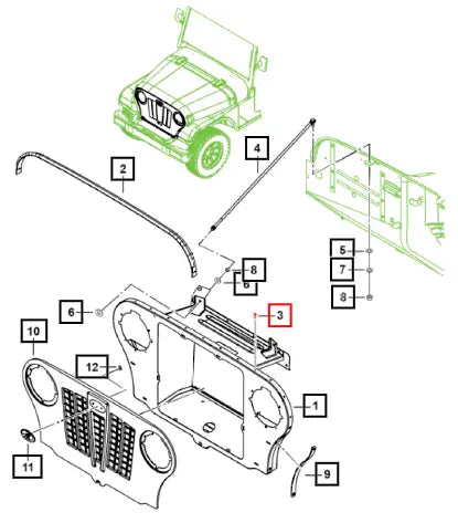 Mahindra Tractor Clip 0954117 Mahindra Direct Parts