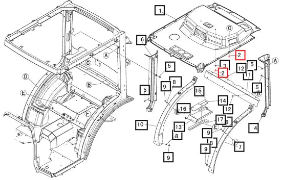 Mahindra Tractor Clip 10446036000 Mahindra Direct Parts