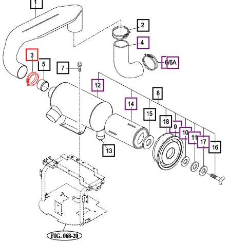 Mahindra Tractor Clip 14151010410 Mahindra Direct Parts