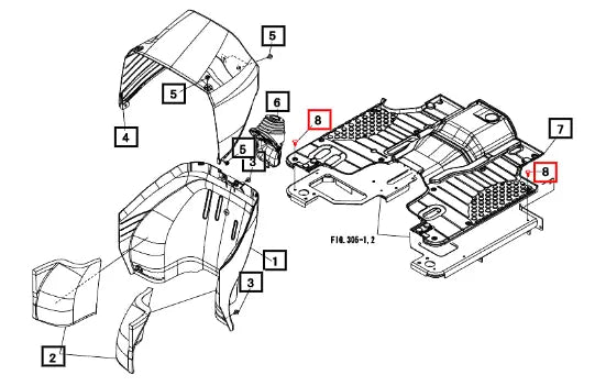 Mahindra Tractor Clip 19487236000 Mahindra Direct Parts