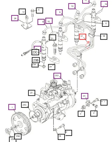 Mahindra Tractor Clip 232-2725 Mahindra Direct Parts