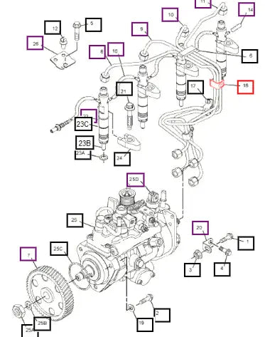 Mahindra Tractor Clip 232-2726 Mahindra Direct Parts