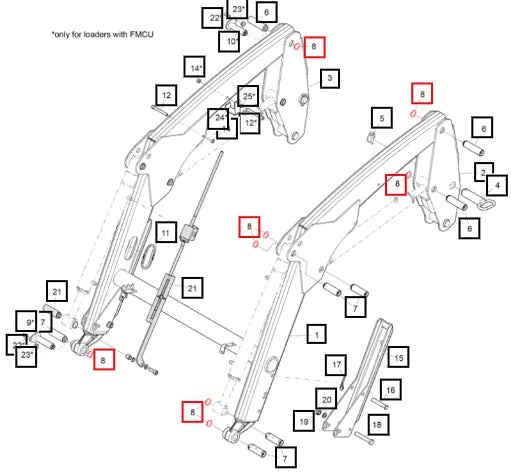 Mahindra Tractor Clip 5050817ALO Mahindra Direct Parts