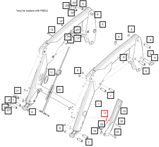 Mahindra Tractor Clip 5221186ALO Mahindra Direct Parts
