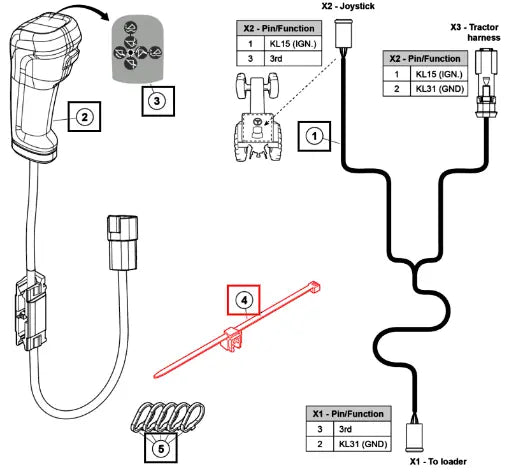 Mahindra Tractor Clip 60079738ALO Mahindra Direct Parts