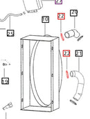 Mahindra Tractor Clip For Radiator Hose 006004797F1 Mahindra Direct Parts