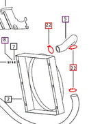 Mahindra Tractor Clip For Radiator Hose 006004797F1 Mahindra Direct Parts