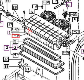 Mahindra Tractor Clip - HVAC Filter14528305200 Mahindra Direct Parts