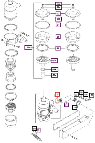 Mahindra Tractor Clip Hose 005555585R91 Mahindra Direct Parts
