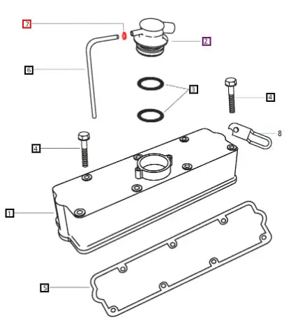Mahindra Tractor Clip Hose 006004924F1 Mahindra Direct Parts