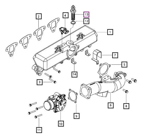 Mahindra Tractor Clip Hose 0304DAU02031N Mahindra Direct Parts