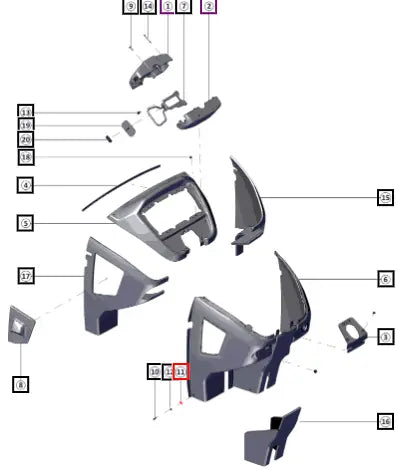 Mahindra Tractor Clip M5 J 007641544U1 Mahindra Direct Parts