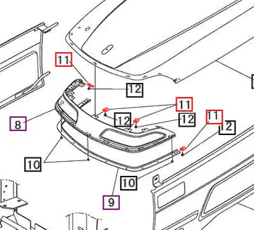 Mahindra Tractor Clip Nut 19442644000 Mahindra Direct Parts