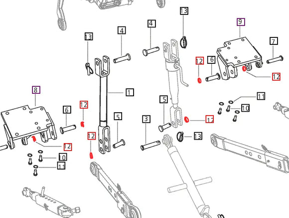 Mahindra Tractor Clip Spring 000050620D02 Mahindra Direct Parts