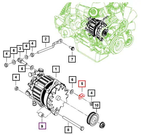 Mahindra Tractor Clip Wiring Harness 0306DB0060N Mahindra Direct Parts