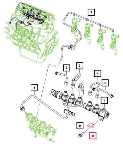Mahindra Tractor Clip Wiring Harness 0315BAB00140N Mahindra Direct Parts