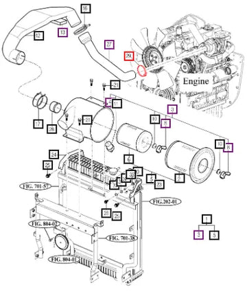 Mahindra Tractor Clip, 60 36213040010 Mahindra Direct Parts